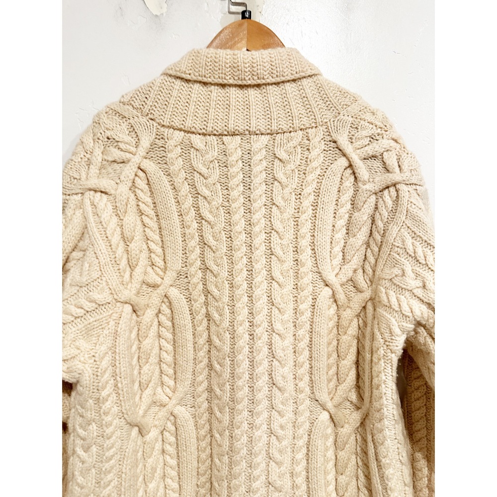 Ralph Lauren Cream Cable Knit Cardigan - Small Fisherman Core/Old Money/Coastal - Picture 6 of 9